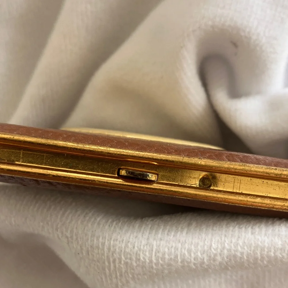Antique Makeup Compact Mirror - Picture 9 of 15